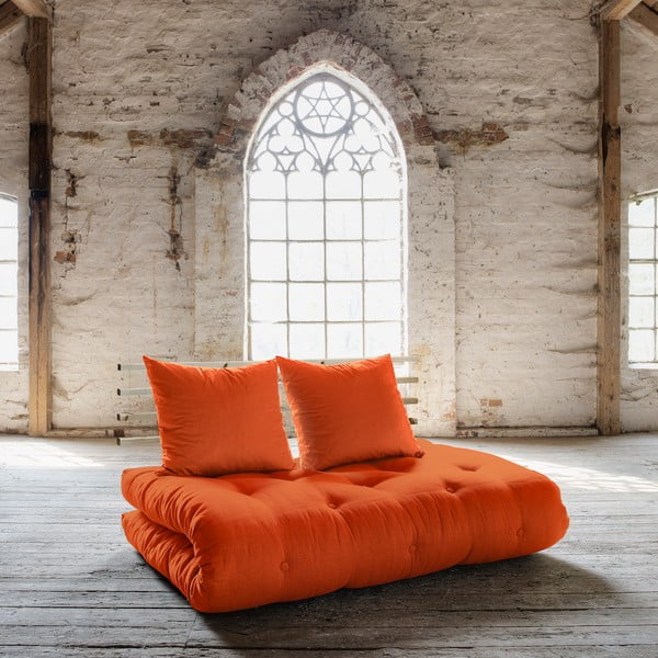 Dīvāns gulta Karup Shin Sano Natur/Orange
