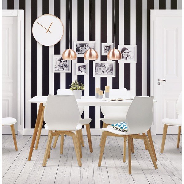 Balts Kokoon Design Crush pusdienu galds-image-1