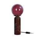 Bordo marmora galda lampa (augstums 38 cm) Lazio Sphere – Leitmotiv