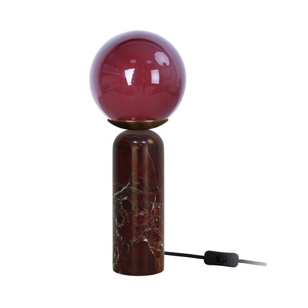 Bordo marmora galda lampa (augstums 38 cm) Lazio Sphere – Leitmotiv