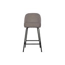 Pelēks bāra krēsls (sēdekļa augstums 64 cm) Vogue – WOOOD