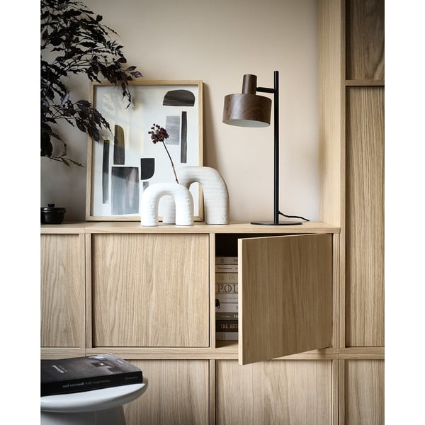 Dabīga toņa TV plauktu komplekts ar ozolkoka imitāciju 264x88 cm Modulair – vtwonen-image-1