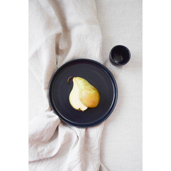 Melns keramikas šķīvis ÅOOMI Luna, ø 27,5 cm-image-3