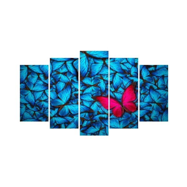 Daudzdaļīga 3D glezna Art Azul Feel, 102 x 60 cm