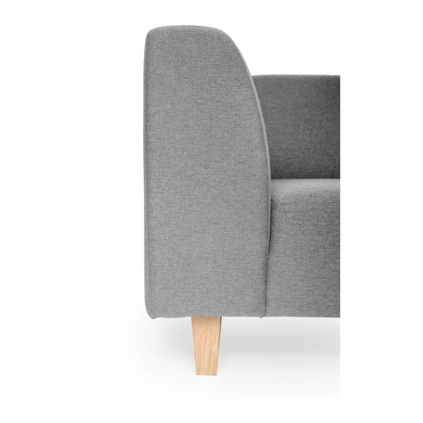 Pelēks dīvāns Scandic Diva, 216 cm-image-4