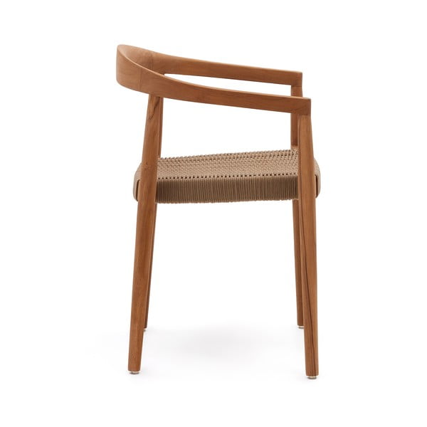 Dabīga toņa masīvkoka dārza krēsli (4 gab.) Ydalia – Kave Home-image-2