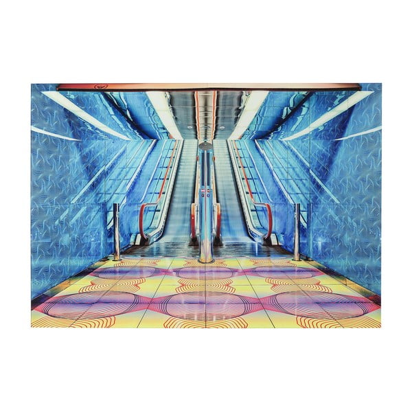 Stikla glezna Kare Design Eskalatoru skate, 120 x 80 cm