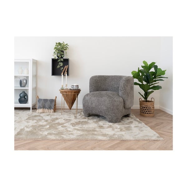 Zils pleds no pārstrādātas kokvilnas 130x180 cm Izmir – House Nordic-image-3