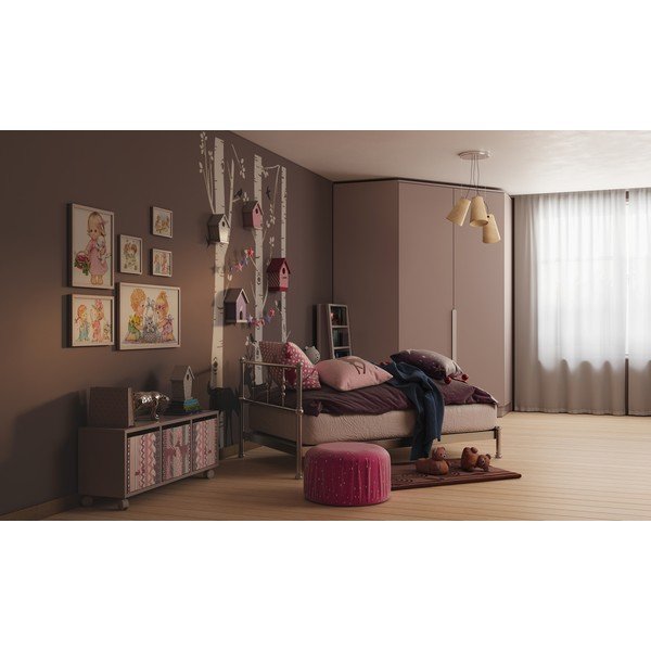 Krēmkrāsas piekaramā lampa ø 46 cm Kasel – GTV-image-2