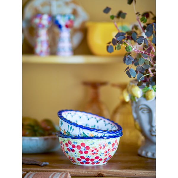 Akmensmasas servēšanas bļodiņas (2 gab.) 380 ml Florist – Bloomingville-image-3