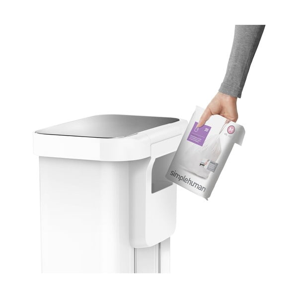 Balta atkritumu urna 45 l – simplehuman-image-4