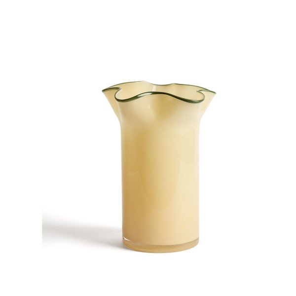 Dzeltena stikla vāze (augstums 31 cm) Endasi – Kave Home