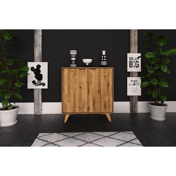 Augsta ozolkoka kumode 90x92 cm Greg – The Beds-image-3