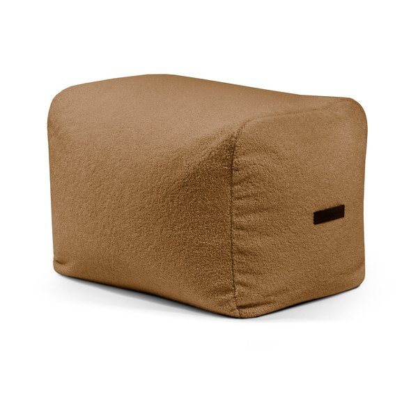 Brūns sēžammaiss no buklē auduma Plus 70 Lounge – SLOWDOWN