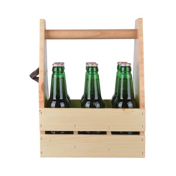 Koka pudeļu turētājs ar pudeļu atveri Ego Dekor-image-1