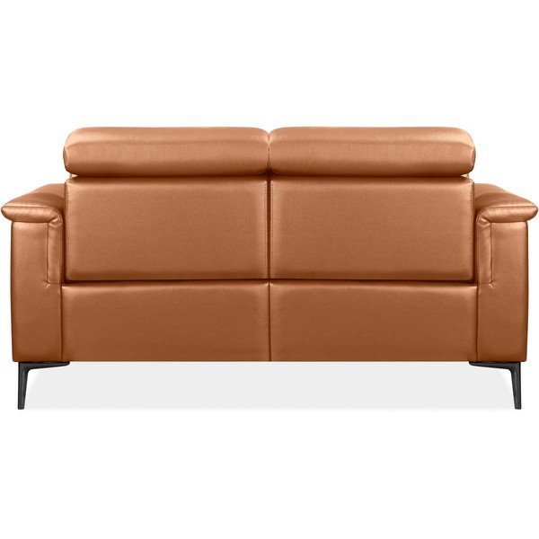 Brūns dīvāns no ādas imitācijas 160 cm Lund – Støraa-image-3