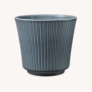 Zils keramikas puķu pods Big Pots Delphi, ø 12 cm