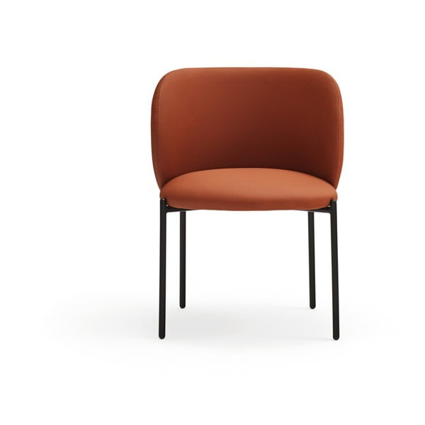 Oranži polsterēti ēdamistabas krēsli (2 gab.) Mogi – Teulat-image-3