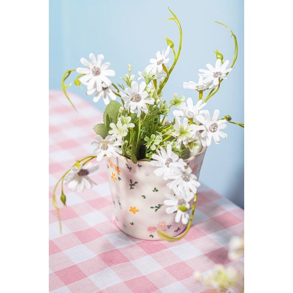 Akmensmasas puķu poda apvalks ø 11 cm Ditsy Floral – Sass & Belle-image-1