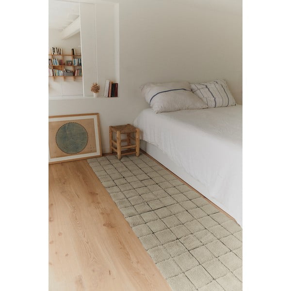 Bēšs ar rokām darināts vilnas paklājs 170x240 cm Mosaic Sandstone – Lorena Canals-image-1