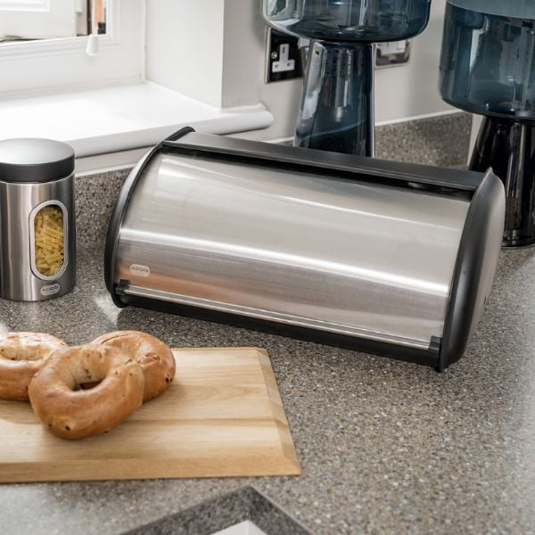 Melna maizes kaste Addis Bread Bin-image-1