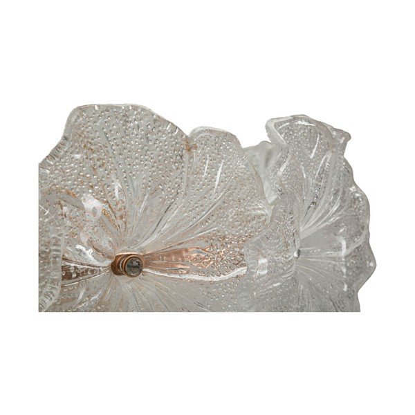 Zelta krāsas metāla piekaramā lampa ar stikla abažūru ø 47 cm Ibiscus – Mauro Ferretti-image-4