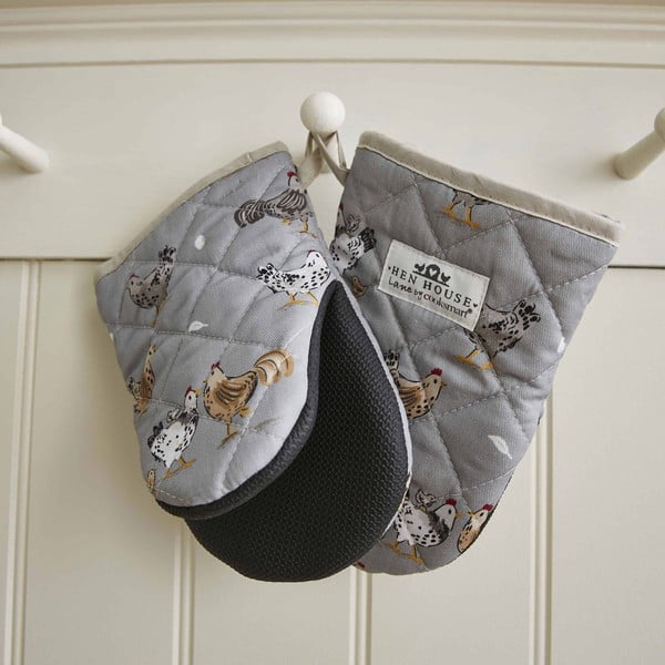 Kokvilnas virtuves cimdi (2 gab.) Hen House – Cooksmart ®-image-1