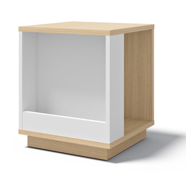 Ozolkoka imitācijas sānu galdiņš 40x40 cm Ella – TemaHome-image-3