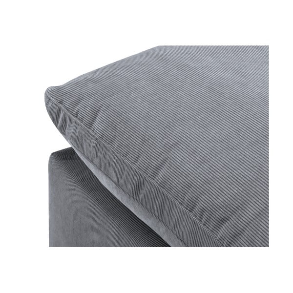 Pelēka modulārā dīvāna stūra daļa Windsor & Co Sofas Galaxy, labais stūris-image-4