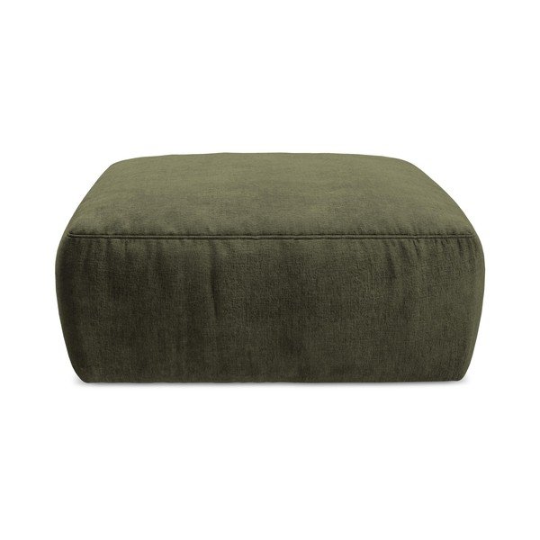 Zaļš kāju soliņš no šenila auduma Kuki – Makamii