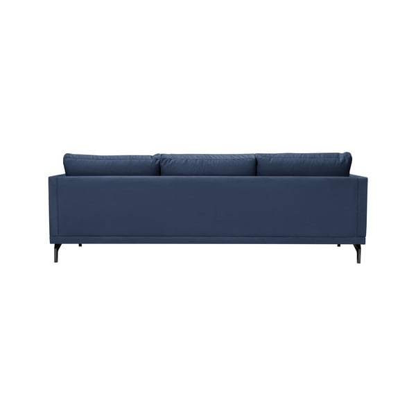 Tumši zils dīvāns ar melnu kāju balstu Windsor & Co Sofas Jupiter-image-3