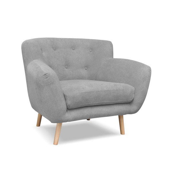 Gaiši pelēks atpūtas krēsls Cosmopolitan Design London-image-2