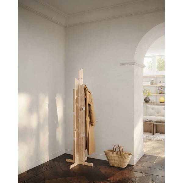 Dabīga toņa priedes masīvkoka pakaramais 60x186 cm Keeper – Karup Design-image-1