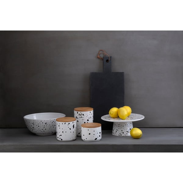 Krēmkrāsas keramikas servēšanas bļoda ø 25 cm Speckled – Premier Housewares-image-1