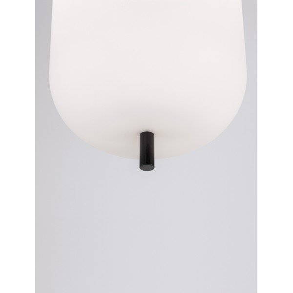 Balta/melna stikla piekaramā lampa ø 22 cm Lato – Nova Luce-image-4
