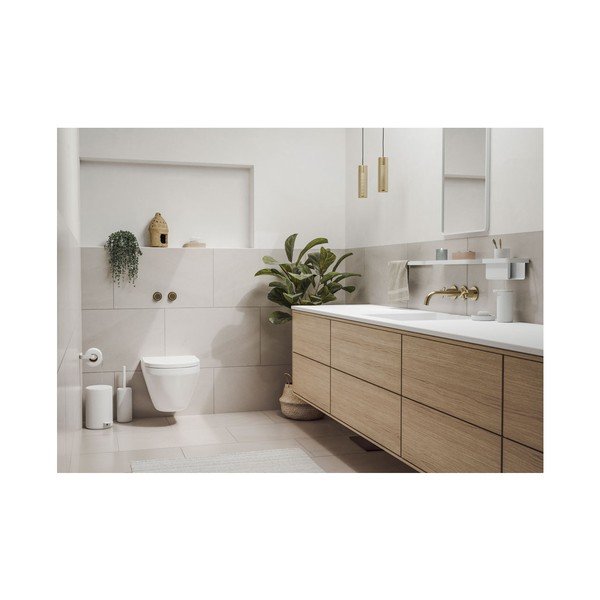 Balta atkritumu tvertne ar pedāli Zone Rim, 3 l-image-1