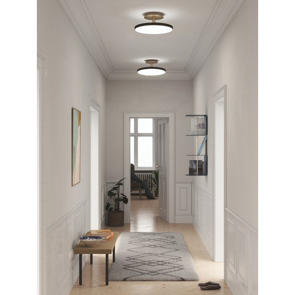 Melna LED griestu lampa no metāla ø 43 cm Asteria Up – UMAGE-image-1