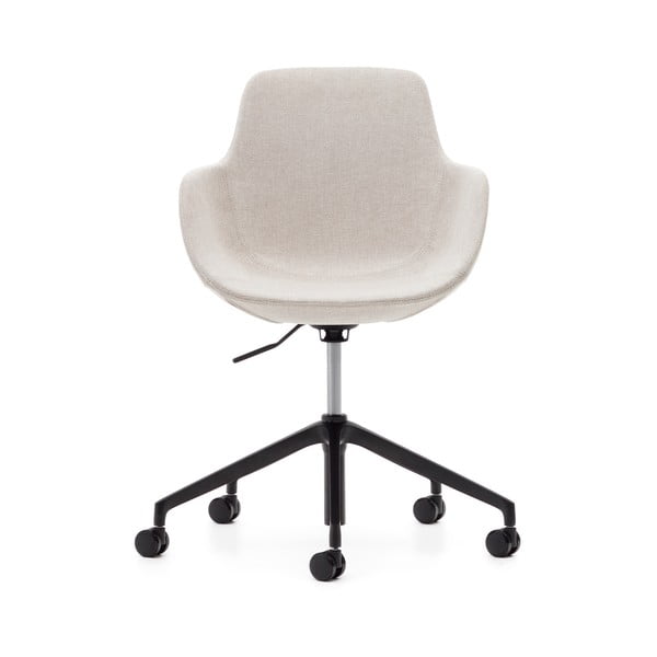 Bēšs biroja krēsls Tissiana – Kave Home-image-4