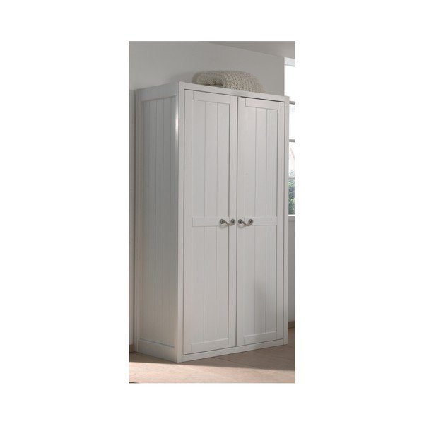 Balts bērnu drēbju skapis Vipack Lewis, platums 100 cm-image-2