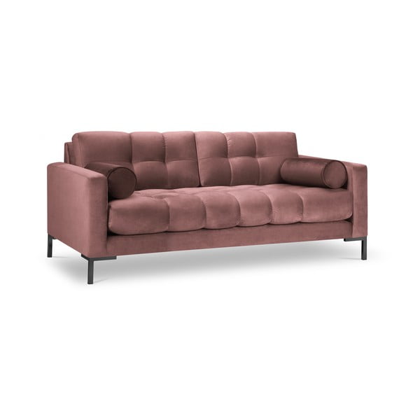 Rozā trīsvietīgs samta dīvāns Cosmopolitan Design Bali-image-2