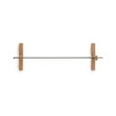 Dabīga toņa stikla modulārā plauktu sistēma 90x28x30,5 cm Sitra – Kave Home
