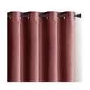 Rozā samta daļēji gaismu necaurlaidīgs aizkars 140x270 cm Eyelets – Restilo