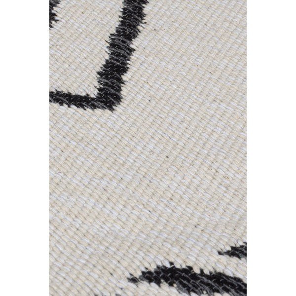 Melns/balts paklājs 120x170 cm Edie – Flair Rugs-image-2