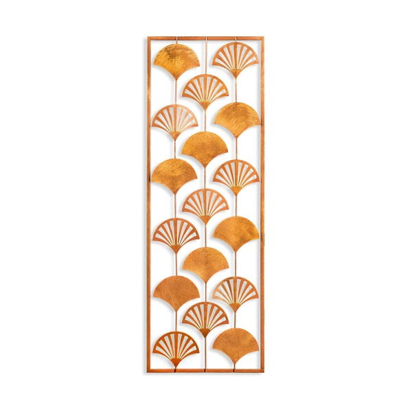 Metāla sienas dekors 32x90 cm Gingko – Wallity