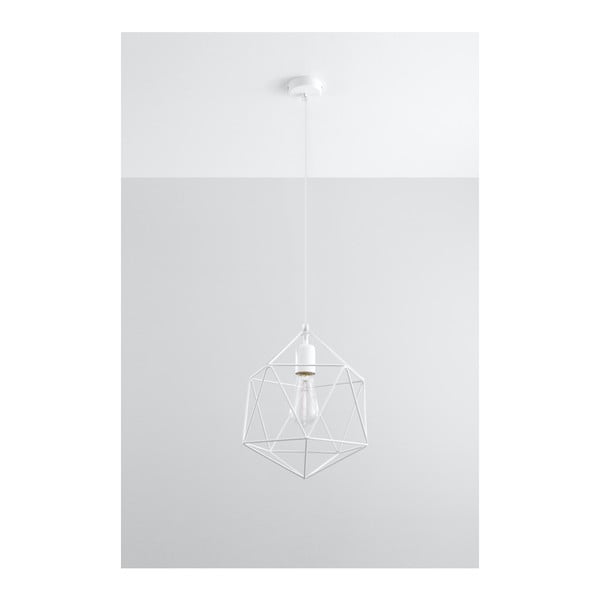 Balts piekaramais gaismeklis Sollux Donato-image-1