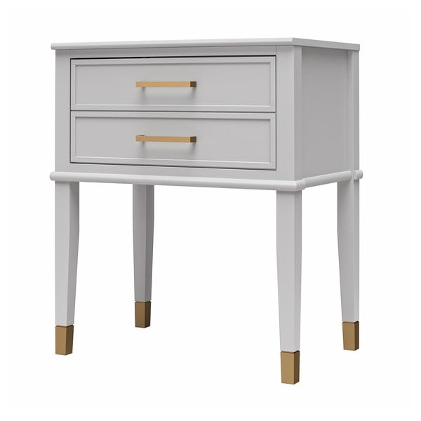 Gaiši pelēks naktsskapītis Westerleigh – CosmoLiving by Cosmopolitan-image-3