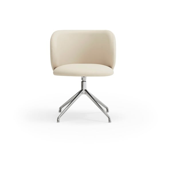 Bēšs polsterēts ēdamistabas krēsls Mogi – Teulat-image-1