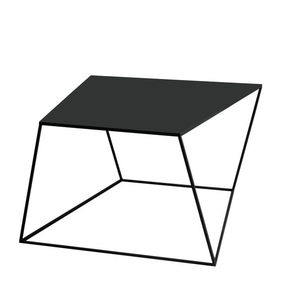 Melns kafijas galdiņš Custom Form Zak, garums 80 cm