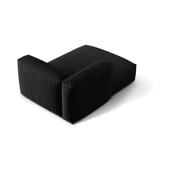 Melna modulārā dīvāna daļa (ar kreiso stūri) Martina – Micadoni Home-image-3