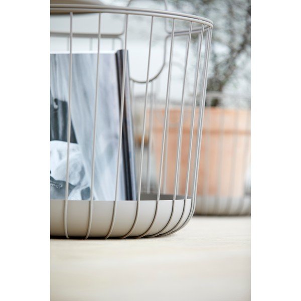 Pelēks metāla uzglabāšanas grozs Zone Inu, ø 40,6 cm-image-4